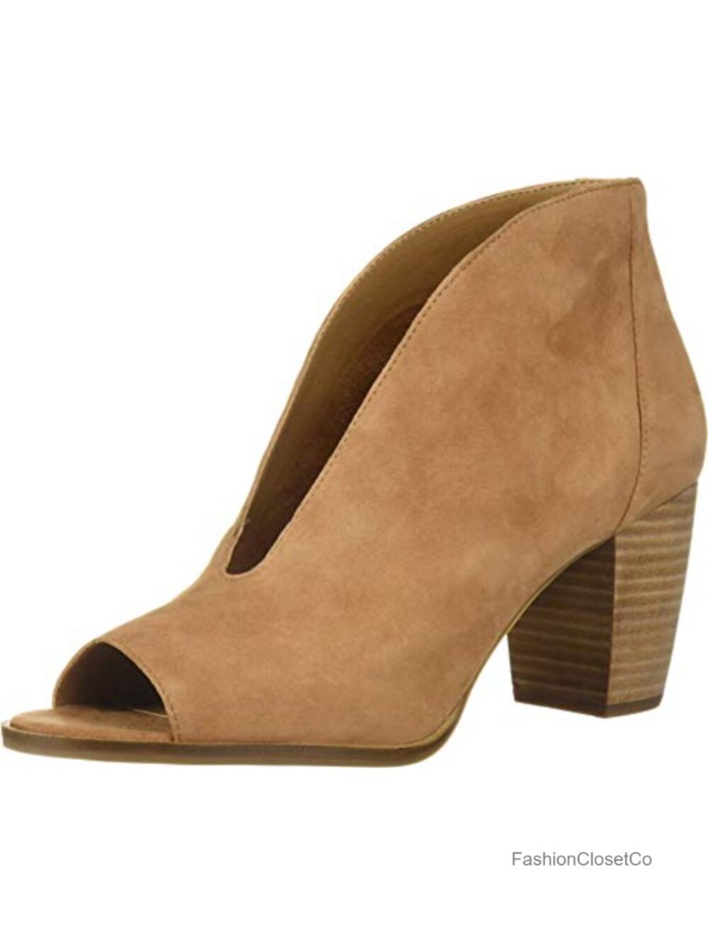 Lucky Brand Joal Block Heel Pump Leather Ankle Strap 3.25in